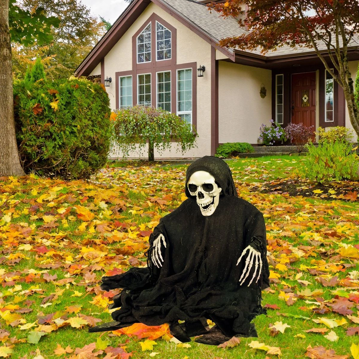 Joyin Skeleton Grim Reaper Ground Stake - Halloween Decorations 2 Joyin Skeleton Grim Reaper Ground Stake - Halloween Decorations - Image 2