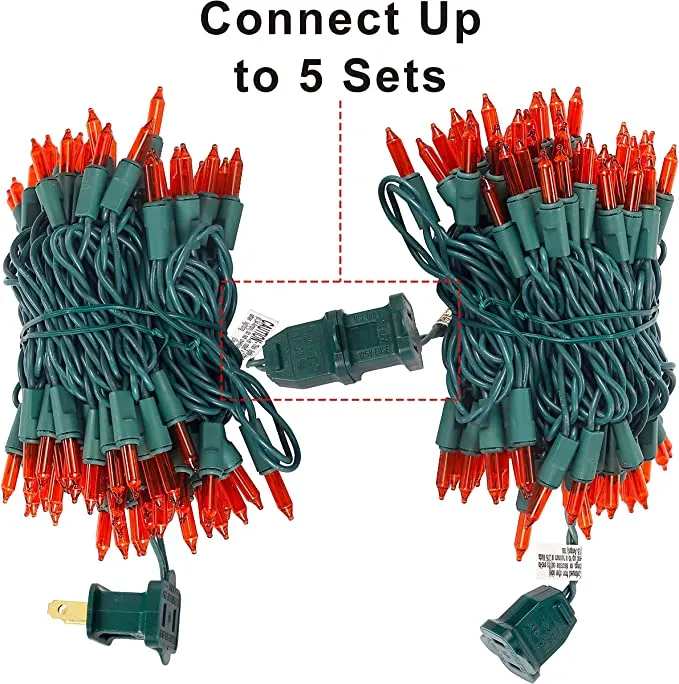 Joiedomi 100 Count Blue Green Wire String Lights - 3 Set 22.3ft - Halloween Decorations 5 Joiedomi 100 Count Blue Green Wire String Lights - 3 Set 22.3ft - Halloween Decorations - Image 5