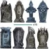 Joyin 8Pcs Tombstone Halloween Yard Decoration 16.5in - Halloween Decorations