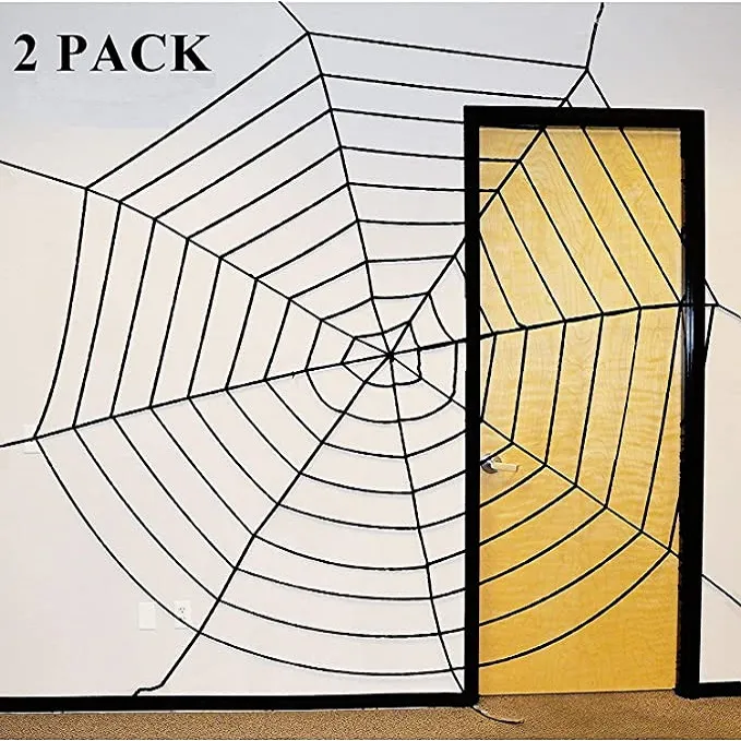 Joyin 2Pcs Mega Spiderweb 11ft - Halloween Decorations 5 Joyin 2Pcs Mega Spiderweb 11ft - Halloween Decorations - Image 5