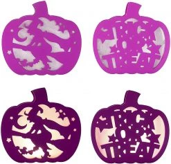 Joyin Lighted Pumpkin Shadow Box (Witch) - Halloween Decorations -Spooky Home Decor 12846 6