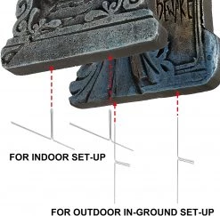 Joyin 2 Light Up Grim Reaper with 4 Tombstone Decoration Set - Halloween Decorations -Spooky Home Decor 13098 6