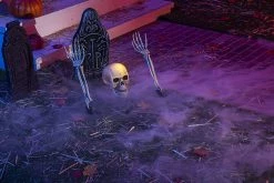 Joyin 3Pcs Lighted Skull and Skeleton Arms Stakes (Warm Light) - Halloween Decorations -Spooky Home Decor 13482 6