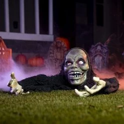 Joyin Animated Zombie Groundbreaker (Black) - Halloween Decorations -Spooky Home Decor 13509 3