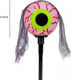 Joyin 3Pcs Eyeball Pathway Light Marker - Halloween Decorations -Spooky Home Decor 13512 5