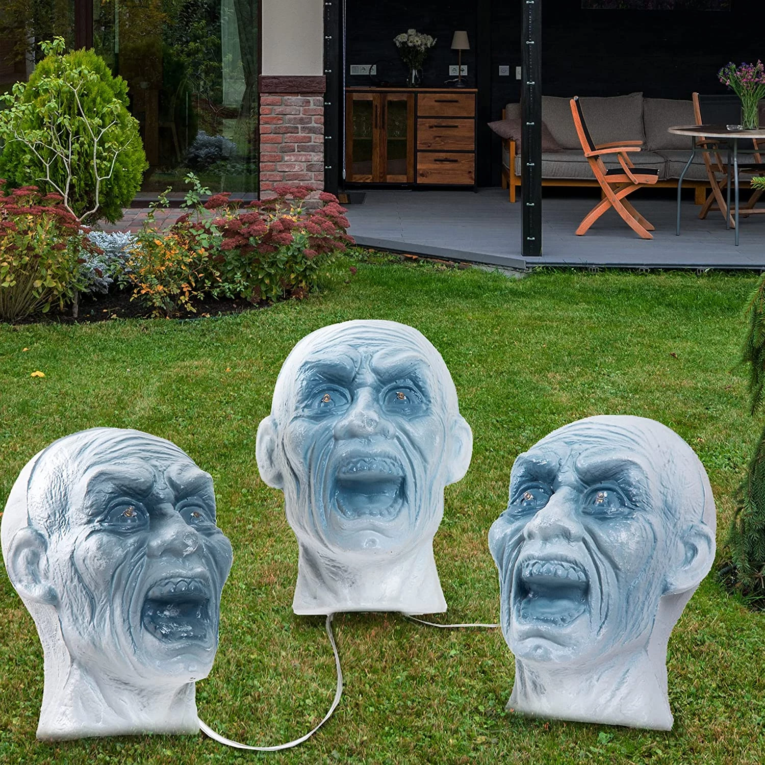 Joyin 3 Pcs Halloween Zombie Yard Stake Decorations - Halloween Decorations 3 Joyin 3 Pcs Halloween Zombie Yard Stake Decorations - Halloween Decorations - Image 3