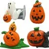 Joyin Pumpkin Miniature Figurine Decorations, 5 Pcs - Halloween Decorations