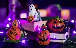 Joyin Pumpkin Miniature Figurine Decorations, 5 Pcs - Halloween Decorations -Spooky Home Decor 13945 7