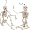 Joyin 2pcs Skeleton Decoration with Red Light Eyes 16in - Halloween Decorations