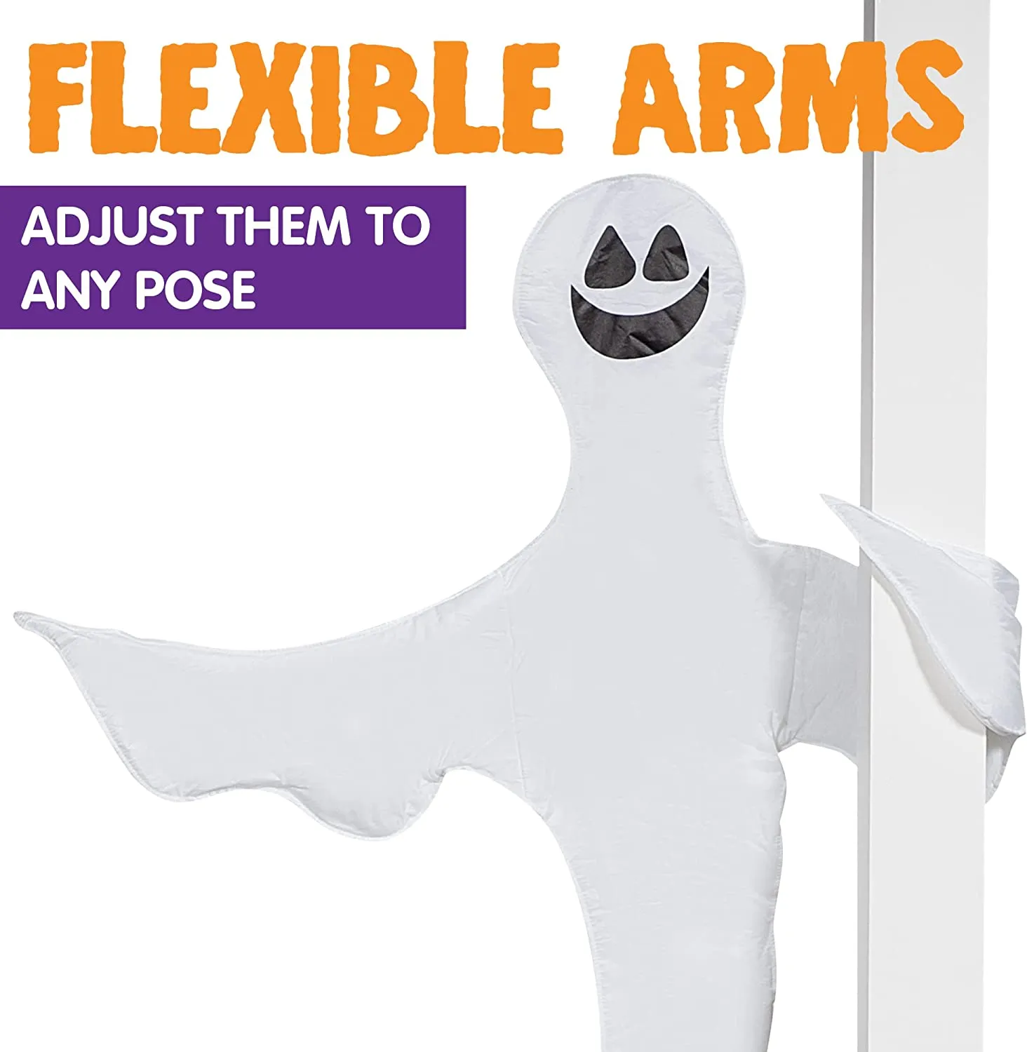 Joyin 2Pcs Tree Wrap Decoration Ghost (Smile) - Halloween Decorations 4 Joyin 2Pcs Tree Wrap Decoration Ghost (Smile) - Halloween Decorations - Image 4