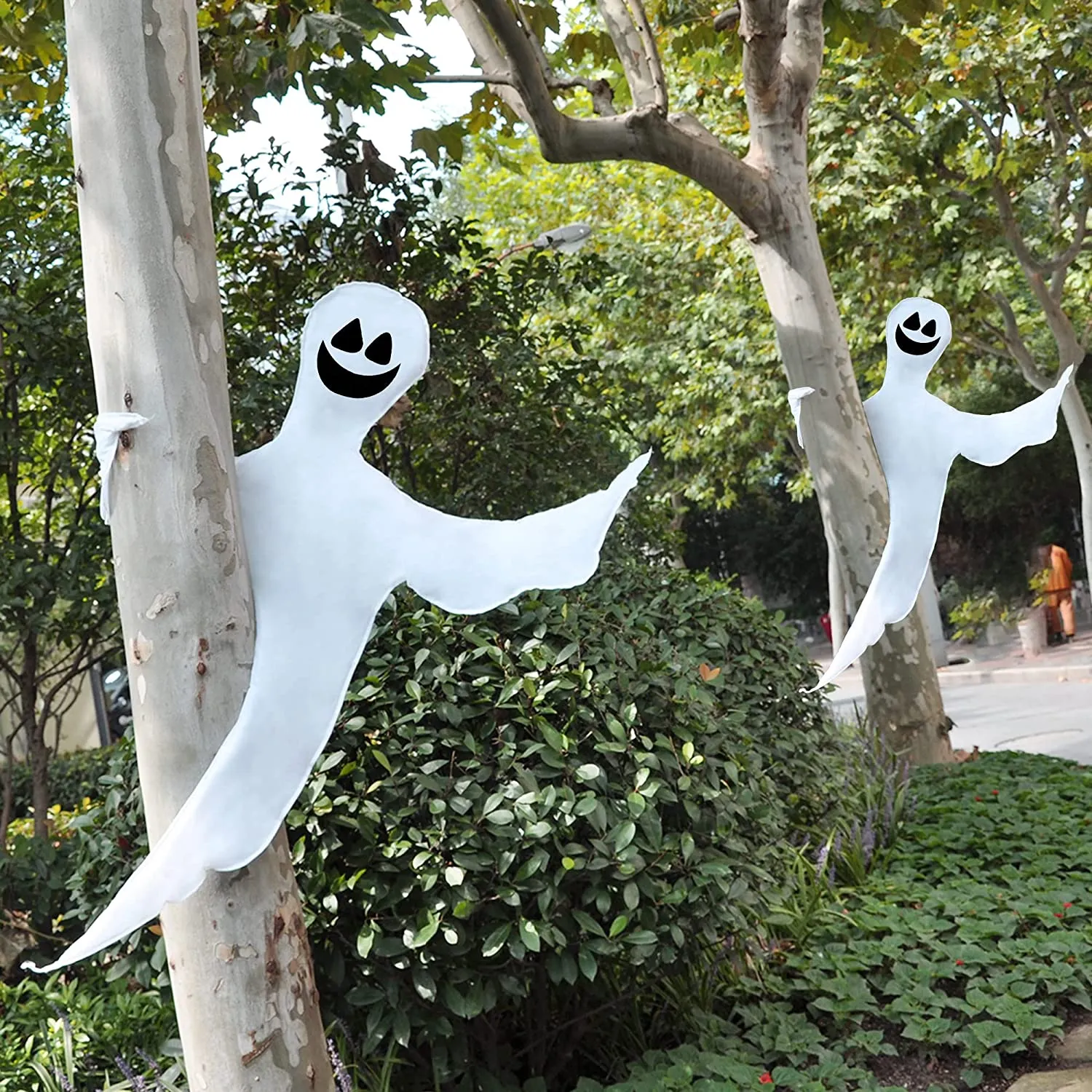 Joyin 2Pcs Tree Wrap Decoration Ghost (Smile) - Halloween Decorations 7 Joyin 2Pcs Tree Wrap Decoration Ghost (Smile) - Halloween Decorations - Image 7