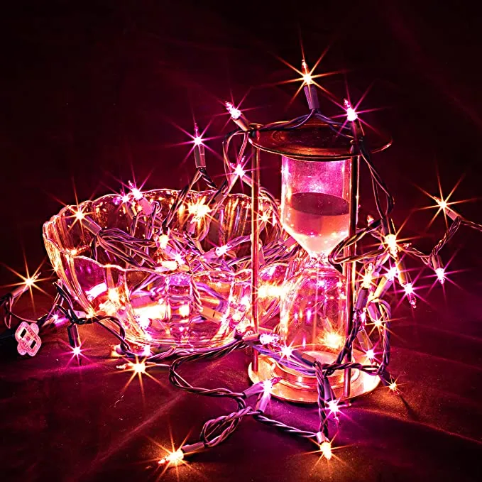 Joiedomi Halloween String Lights Purple & Orange - 100 Count 21.3ft - Halloween Decorations