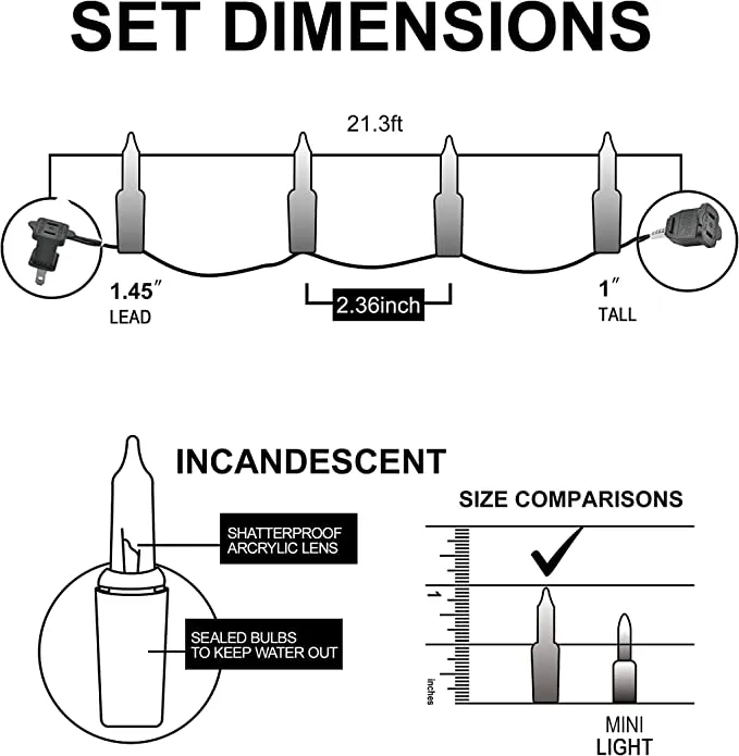 Joiedomi Halloween String Lights Purple & Orange - 100 Count 21.3ft - Halloween Decorations 5 Joiedomi Halloween String Lights Purple & Orange - 100 Count 21.3ft - Halloween Decorations - Image 5