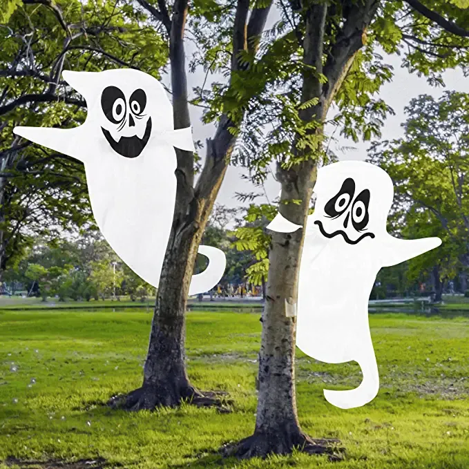 Joyin 2Pcs Fat Treewrap White Ghost 47in - Halloween Decorations