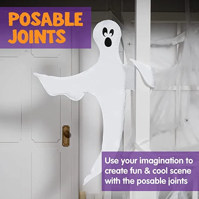 Joyin 2Pcs Tree Wrap Decoration Ghost 53in - Halloween Decorations 4 Joyin 2Pcs Tree Wrap Decoration Ghost 53in - Halloween Decorations - Image 4