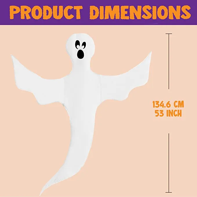 Joyin 2Pcs Tree Wrap Decoration Ghost 53in - Halloween Decorations 5 Joyin 2Pcs Tree Wrap Decoration Ghost 53in - Halloween Decorations - Image 5
