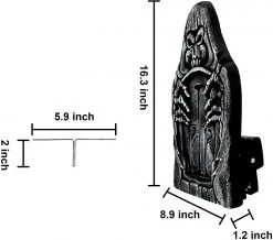 Joyin 2Pcs Light-up Graveyard Tombstone - Halloween Decorations -Spooky Home Decor 2 9dd1208f 9f42 4dd7 8290 93b045b7adab