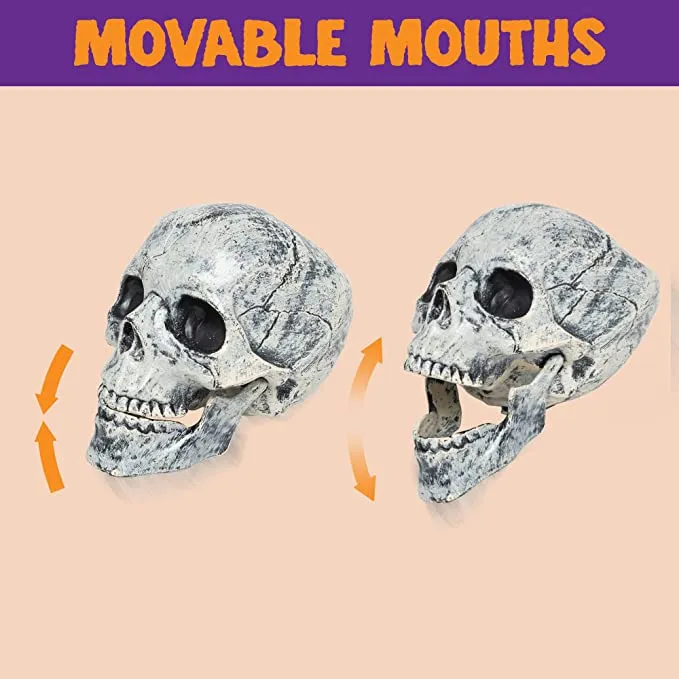 Joyin 3 Pcs Skeleton Yard Stake With 2 Crows - Halloween Decorations 4 Joyin 3 Pcs Skeleton Yard Stake With 2 Crows - Halloween Decorations - Image 4