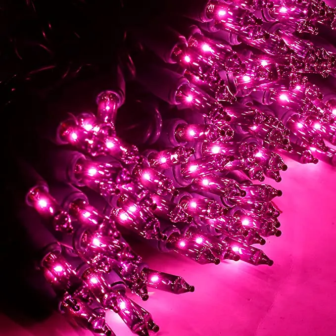 Joiedomi 3 Set of Waterproof String Lights - 100 Counts (Purple) 22.3ft - Halloween Decorations