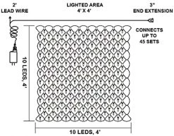 Joiedomi 100 LED Halloween Net Lights - Halloween Decorations 9 Joiedomi 100 LED Halloween Net Lights - Halloween Decorations -Spooky Home Decor 30746 5