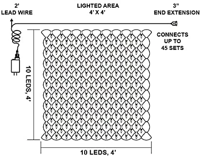 Joiedomi 100 LED Halloween Net Lights - Halloween Decorations 5 Joiedomi 100 LED Halloween Net Lights - Halloween Decorations - Image 5