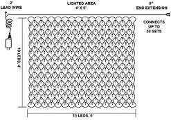 Joiedomi 100 LED Orange and Purple Halloween Net Lights - Halloween Decorations -Spooky Home Decor 30747 5