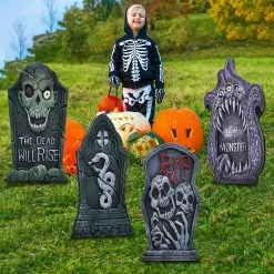 Joyin 6Pcs Tombstone With Snake Design Decorations 17in - Halloween Decorations -Spooky Home Decor 30 a989e4f7 c183 425c 9955 d0c3323a917d