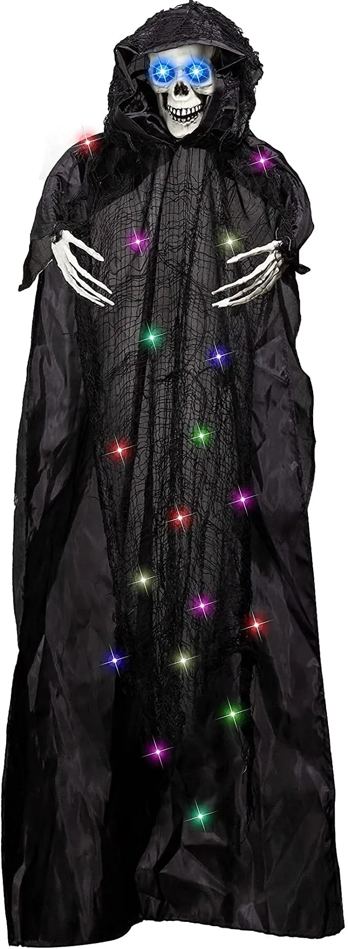 Joyin Light-up Hanging Grim Reaper 35in - Halloween Decorations 7 Joyin Light-up Hanging Grim Reaper 35in - Halloween Decorations - Image 7