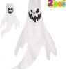 Joyin 2Pcs Halloween Ghost Windsock - Halloween Decorations