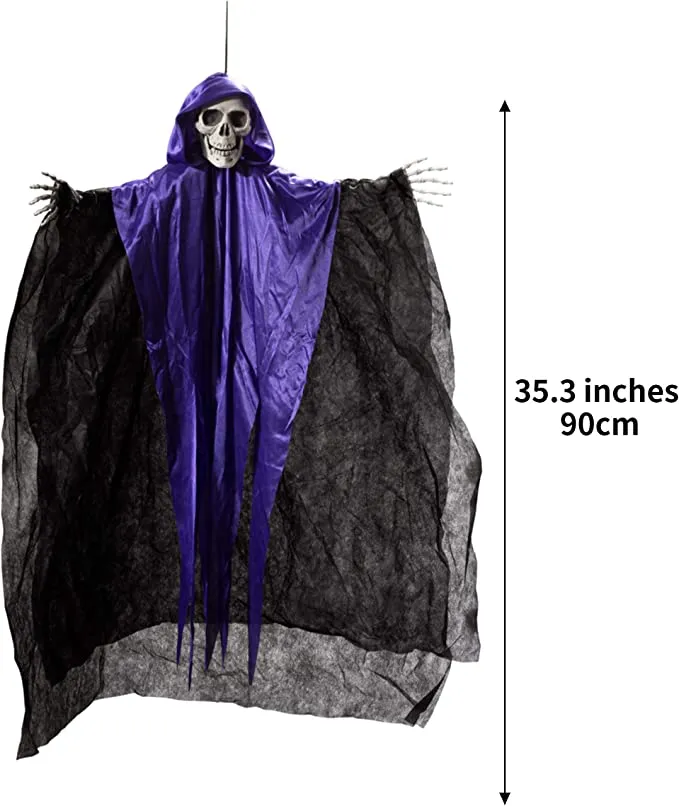 Joyin 3Pcs Hanging Grim Reapers 36in - Halloween Decorations 5 Joyin 3Pcs Hanging Grim Reapers 36in - Halloween Decorations - Image 5