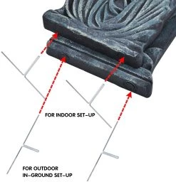 Joyin 6Pcs Tombstone In Grim Reaper Design Decorations 17in - Halloween Decorations -Spooky Home Decor 37 700fd5c1 a9e4 4f88 97c7 b6c3a46d583f