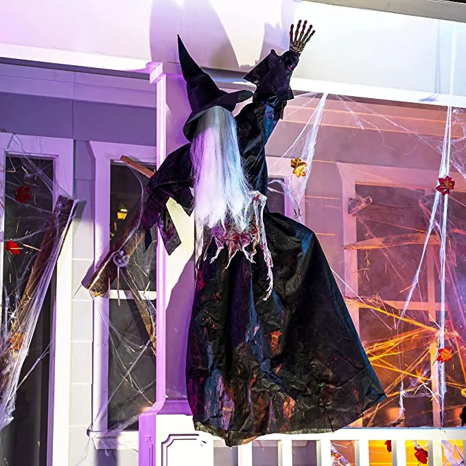 Joyin Witch Wall Climber Decoration 38.6in - Halloween Decorations