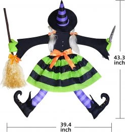 Joyin Halloween Crashing Witch Into Tree 43in - Halloween Decorations -Spooky Home Decor 3 79d5e8dc bf97 4539 9745 eaa86d672e2b