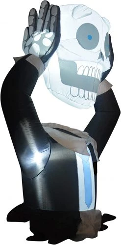 Joiedomi 5ft Halloween Ground Breaker Skeleton Holding Head Inflatable - Halloween Decorations -Spooky Home Decor 3 7bf11660 096f 4eb2 8dd2 3d3b94400728