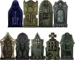 Joyin 9Pcs Tombstone Yard Decoration 16.34in - Halloween Decorations -Spooky Home Decor 3 ab5b3258 987f 48d8 a41b 44a4d24d1847