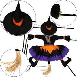 Joyin Crashing Witch Into Tree with Sign(Student Flyer) 47.2in - Halloween Decorations 10 Joyin Crashing Witch Into Tree with Sign(Student Flyer) 47.2in - Halloween Decorations -Spooky Home Decor 3 d7ab55ab 768d 4e83 a264 269a9c632a55