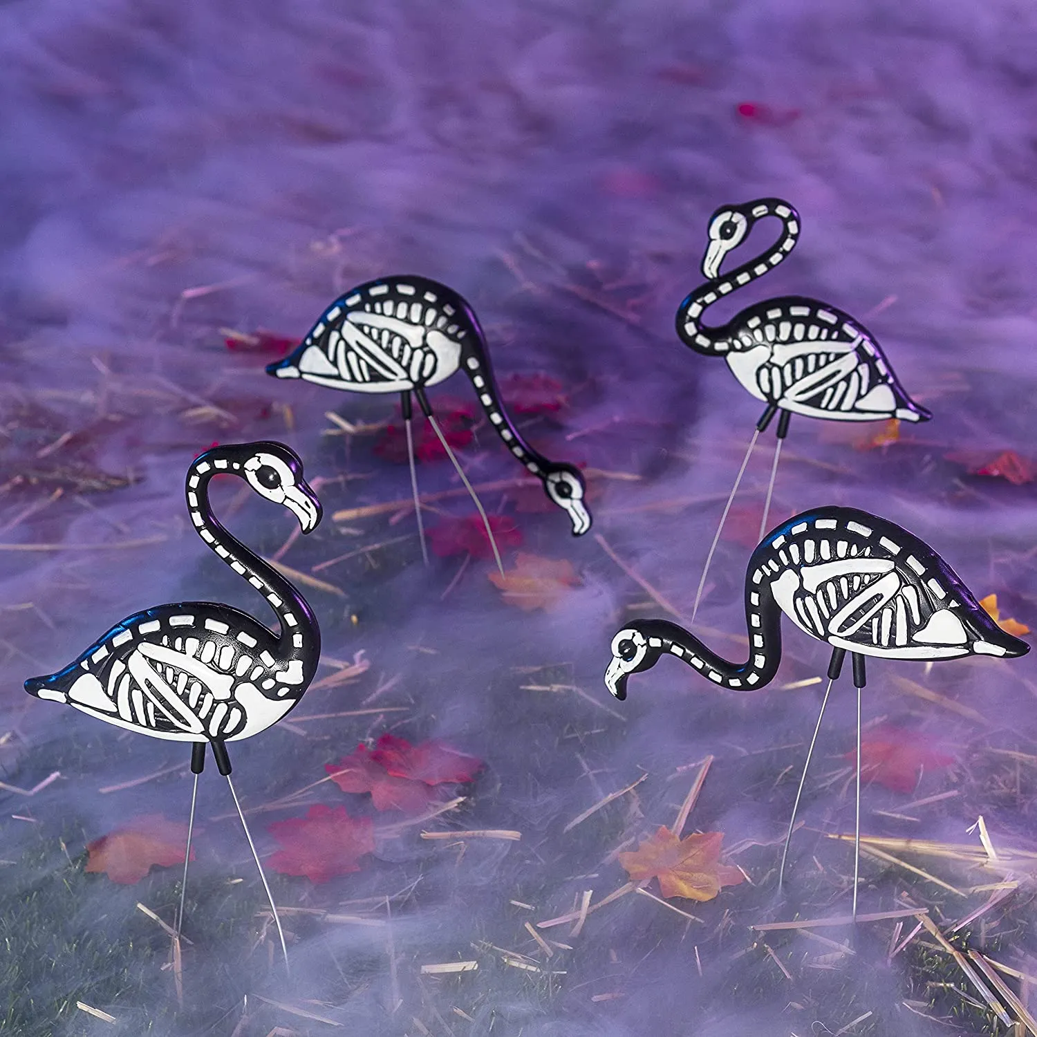 Spooky Home Decor 20 Spooky Home Decor -Spooky Home Decor 4 Pack Skeleton Flamingo Yard Decorations 4