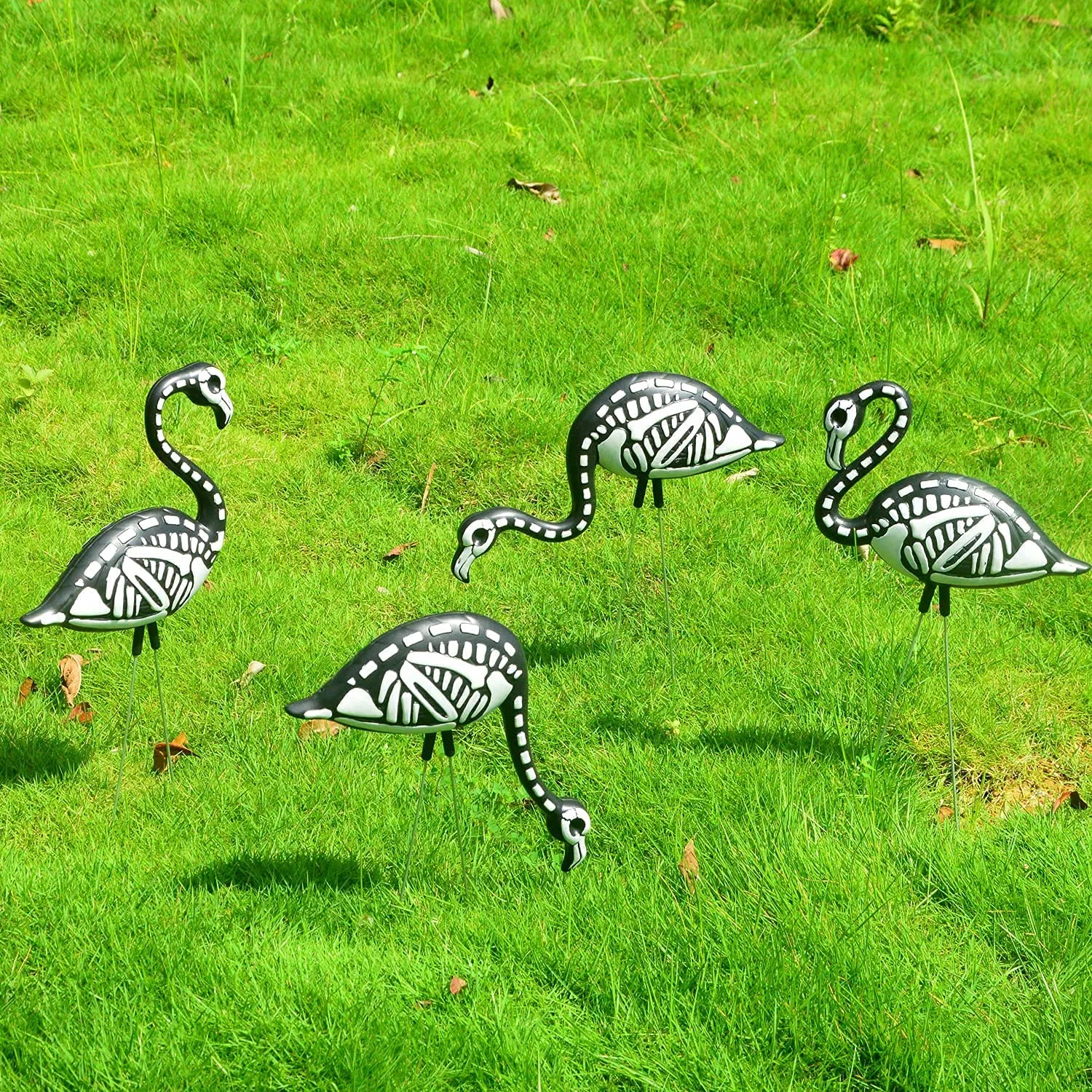 Joiedomi 4Pcs Skeleton Flamingo Yard Decorations - Halloween Decorations 6 Joiedomi 4Pcs Skeleton Flamingo Yard Decorations - Halloween Decorations - Image 6