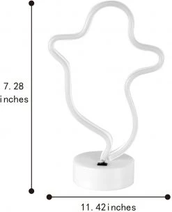 Joyin 2Pcs LED Ghost & Bat Neon Table Lamp Set - Halloween Decorations 13 Joyin 2Pcs LED Ghost & Bat Neon Table Lamp Set - Halloween Decorations -Spooky Home Decor 41YGaQGn8pL. AC SL1500