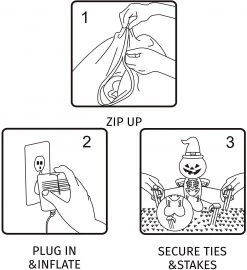 Joiedomi 6ft Halloween Inflatable Witch in Cauldron - Halloween Decorations -Spooky Home Decor 41 636bf370 d9a2 4a03 ab13 b6a82c792430