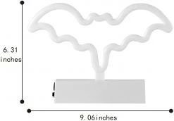 Joyin 2Pcs LED Ghost & Bat Neon Table Lamp Set - Halloween Decorations 12 Joyin 2Pcs LED Ghost & Bat Neon Table Lamp Set - Halloween Decorations -Spooky Home Decor 41vDyWH8L5L. AC SL1500