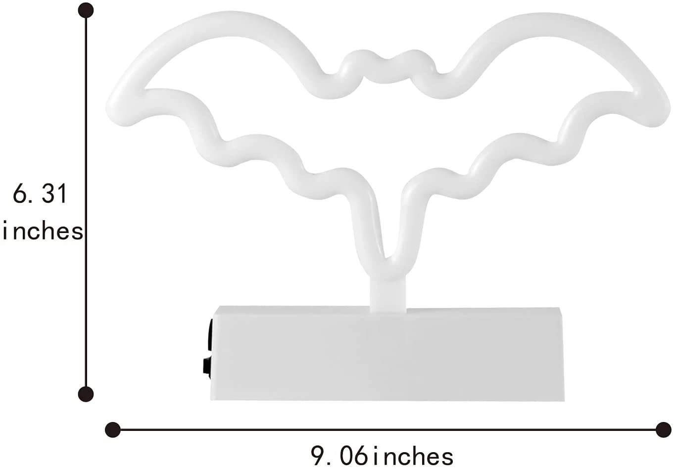 Joyin 2Pcs LED Ghost & Bat Neon Table Lamp Set - Halloween Decorations 6 Joyin 2Pcs LED Ghost & Bat Neon Table Lamp Set - Halloween Decorations - Image 6