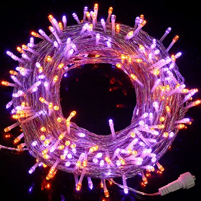 Joiedomi Orange & Purple LED Light Set 42.9ft - Halloween Decorations