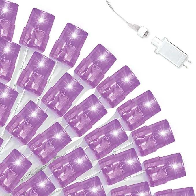 Joiedomi Purple LED String Lights 42.9ft - Halloween Decorations