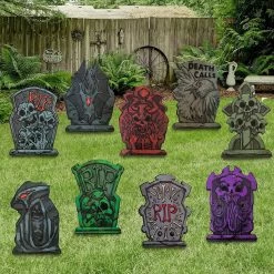 Joyin 9Pcs Halloween Tombstone Yard Decorations 17in - Halloween Decorations -Spooky Home Decor 45 73d44430 8a21 4bd1 92b5 108970f59edf