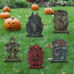 Joyin 9Pcs Halloween Tombstone Yard Decorations 17in - Halloween Decorations -Spooky Home Decor 46 1d3b78f5 a199 43fe b109 96a014ac530e