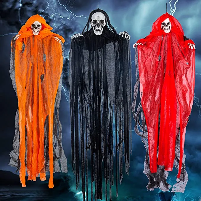Joyin 3Pcs Hanging Grim Reapers 47in - Halloween Decorations