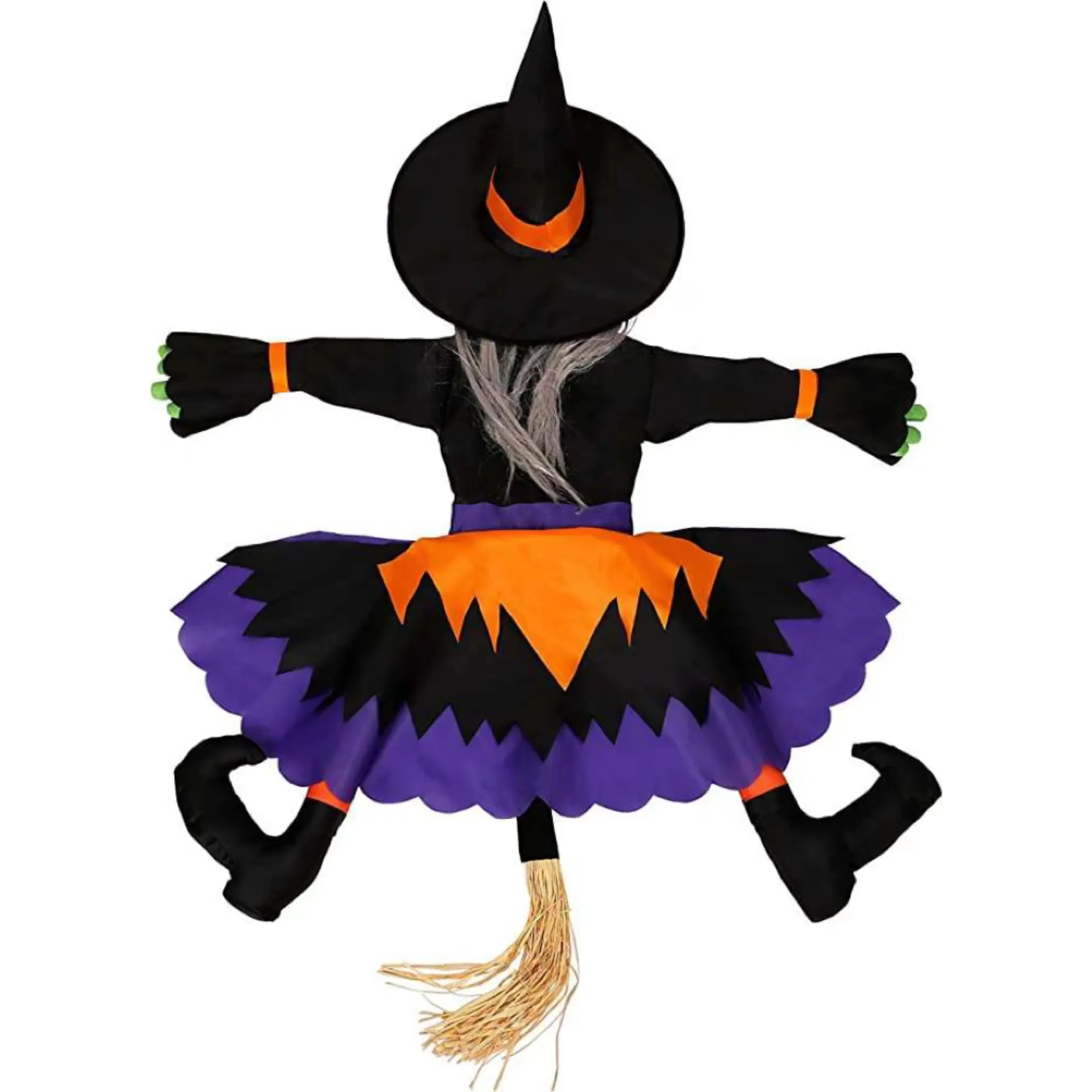 Joyin Crashing Witch Into Tree with Sign(Student Flyer) 47.2in - Halloween Decorations 3 Joyin Crashing Witch Into Tree with Sign(Student Flyer) 47.2in - Halloween Decorations - Image 3