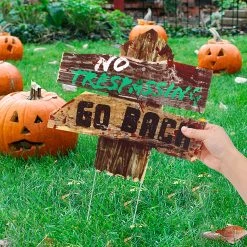 Joyin 6Pcs Scary Yard Sign - Halloween Decorations -Spooky Home Decor 4K MYOA JIXF5