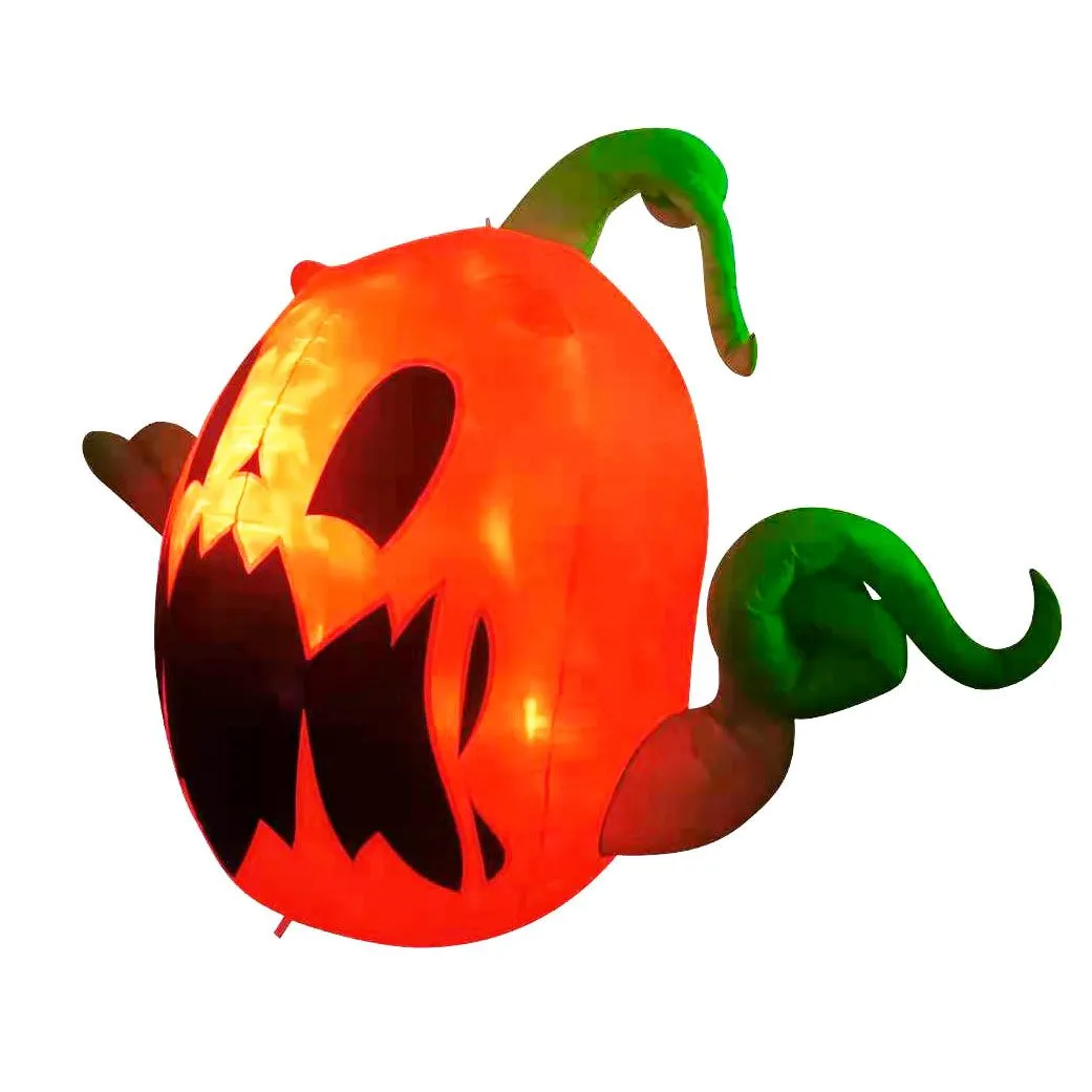 Joiedomi 4ft Halloween Scary Walking Pumpkin Monster Inflatable - Halloween Decorations